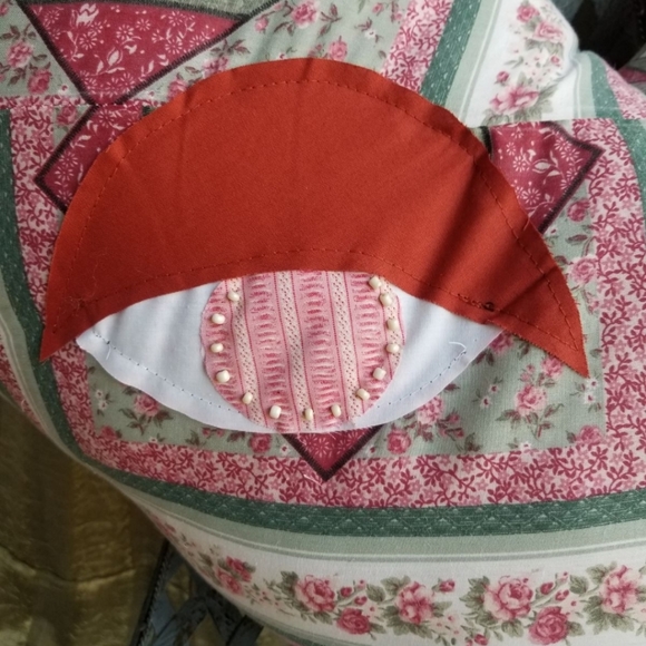 Large Handmade Heart Pillow - Picture 4 of 4